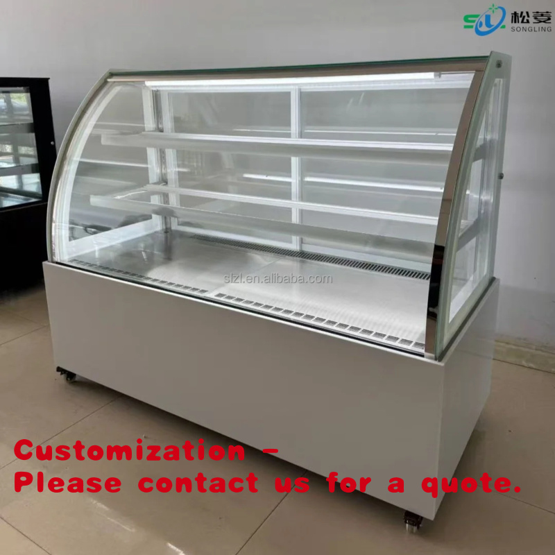 Commercial Chest Freezer - Vitrine à gâteaux en acier inoxydable